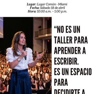 Entrada General Evento: Haz realidad tu sueño de escribir un libro Miami 2026